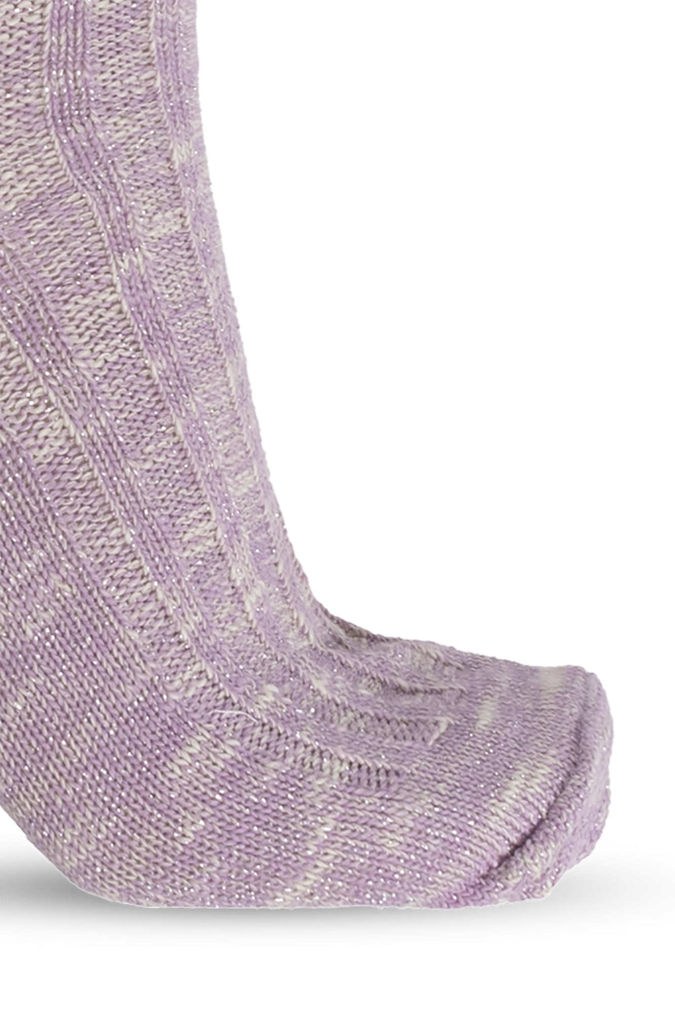 GANNI ルレックス糸ソックス A64105896 262 Ebony Melange Grey Chunky Cotton Socks | GANNI US
